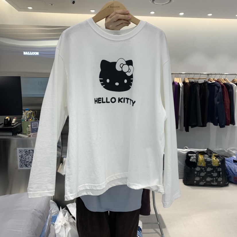 J.BALLOON韓國代購女裝新品推薦真品職業時尚人氣長袖T恤J.BALLOON長袖T恤圖色1