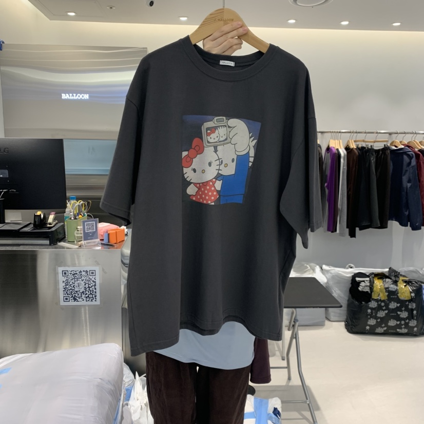 J.BALLOON韓國代購女裝新款休閑熱賣時尚推薦職業人氣T恤J.BALLOONT恤圖色2