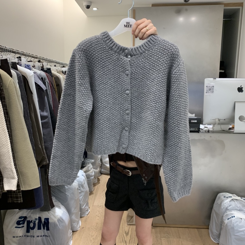 MEET ME韓國直郵女裝新品時尚推薦職業人氣休閑熱賣開衫Meet me開衫圖色2