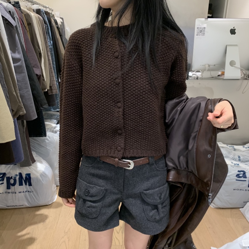 MEET ME韓國直郵女裝新品時尚推薦職業人氣休閑熱賣開衫Meet me開衫圖色3