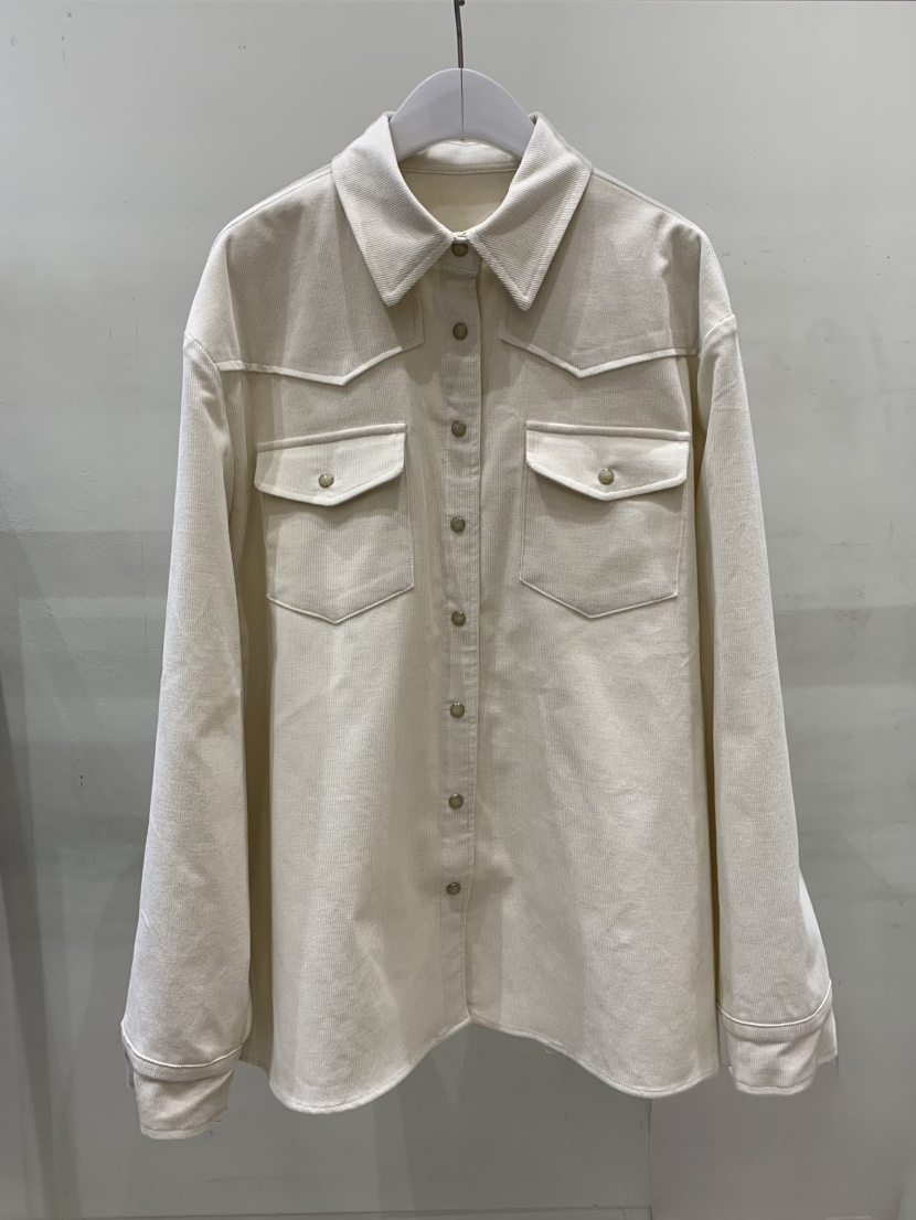 THE SIGNATURE韓國代購女裝新品職業熱賣襯衫蕾絲衫燈芯絨THE SIGNATURE襯衫/蕾絲衫圖色1