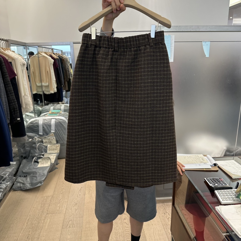 LTMS韓國直郵女士新品推薦真品職業休閑熱賣時尚休閑褲格紋LTMS休閑褲