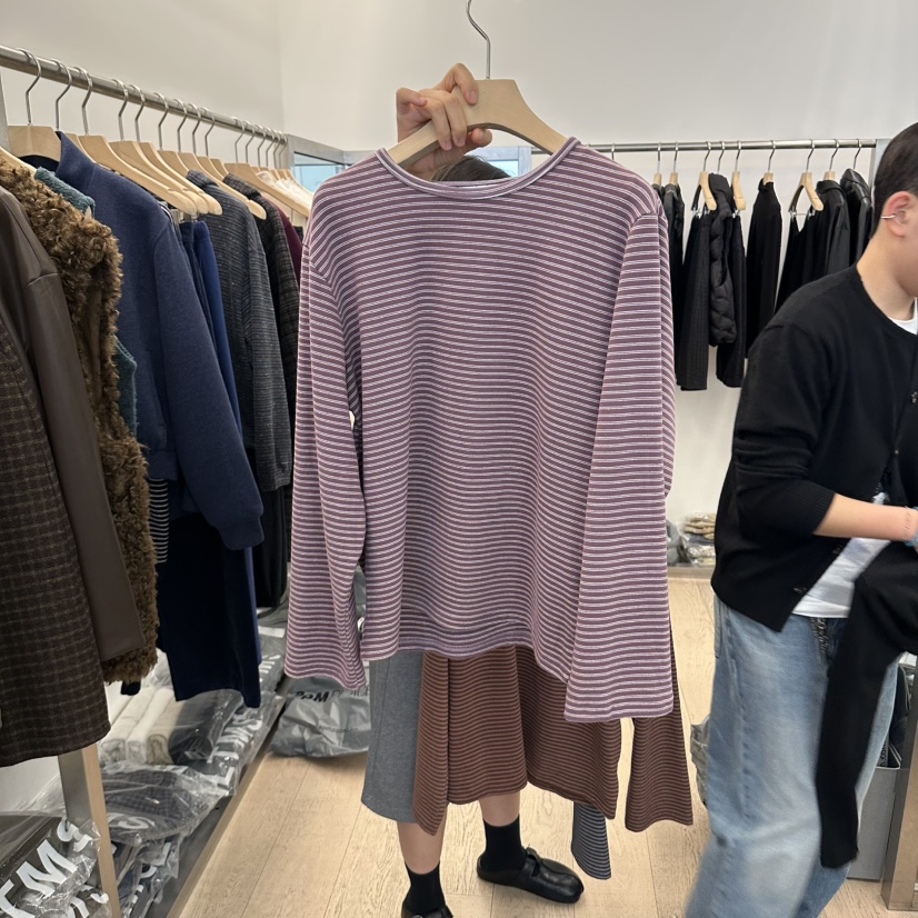 LTMS東大門直郵女裝新品熱賣人氣時尚職業休閑真品長袖T恤LTMS長袖T恤圖色2