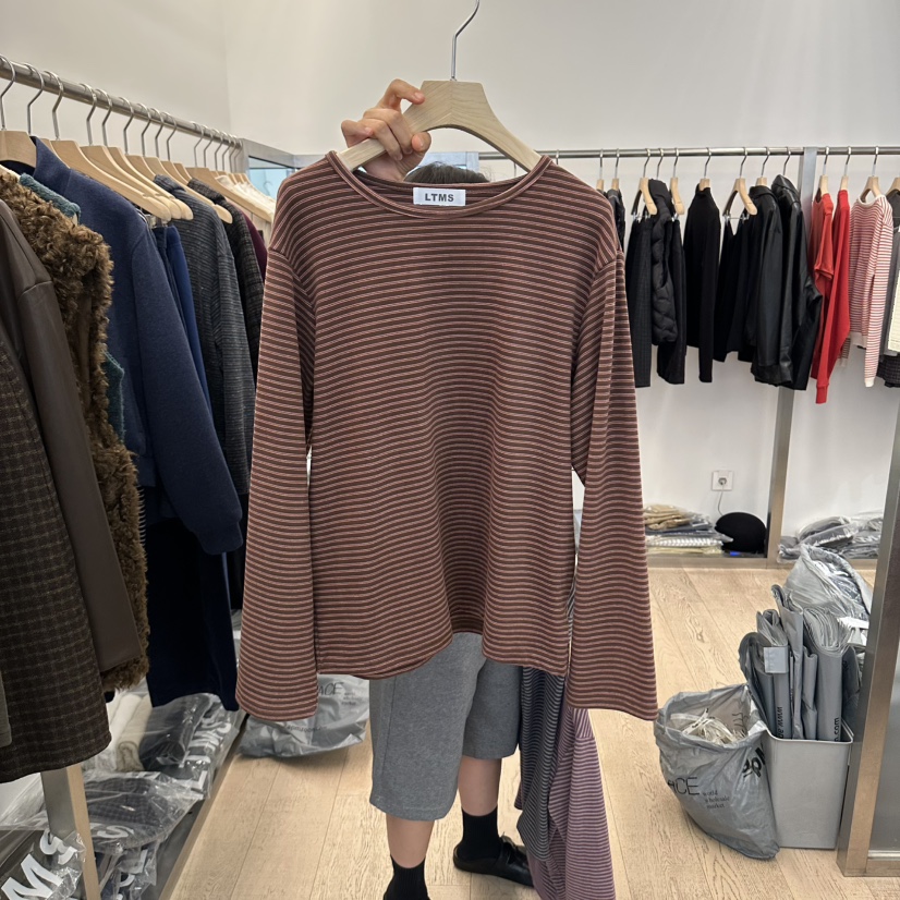 LTMS東大門直郵女裝新品熱賣人氣時尚職業休閑真品長袖T恤LTMS長袖T恤圖色3