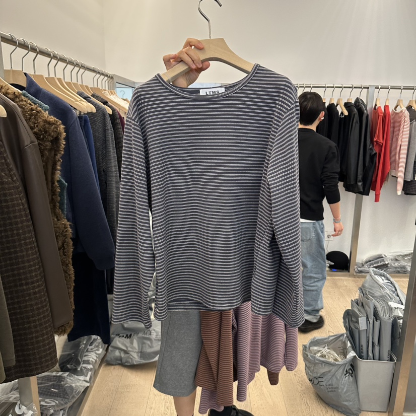 LTMS東大門直郵女裝新品熱賣人氣時尚職業休閑真品長袖T恤LTMS長袖T恤圖色4