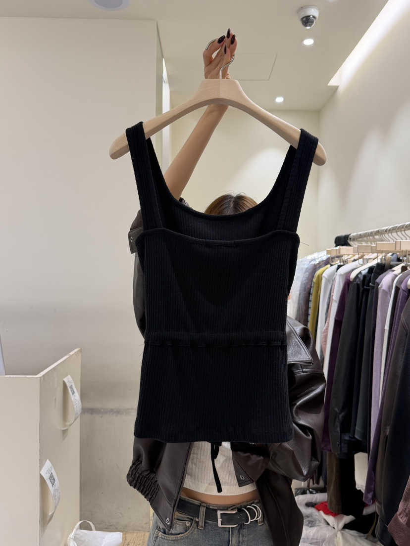 FLOWER-L韓國代購女裝新款真品熱賣休閑吊帶背心不含內搭FLOWER-L吊帶/背心