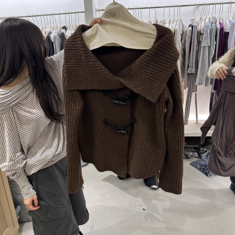 BERTHA韓國代購女士新品熱賣時尚推薦人氣休閑職業真品毛衣BERTHA毛衣圖色3