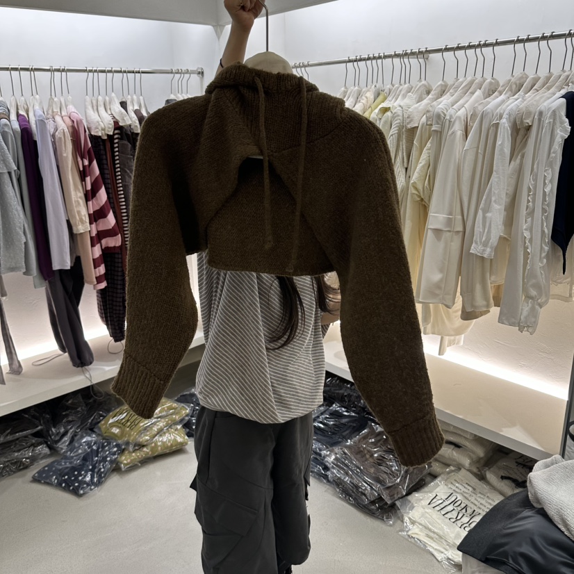 BERTHA東大門直郵女裝新品休閑推薦熱賣真品人氣時尚針織衫BERTHA針織衫圖色2棕色