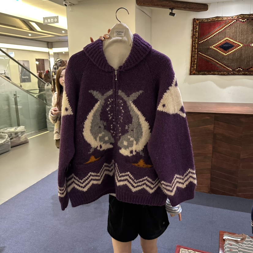 FURE韓國直郵女士新品休閑推薦時尚熱賣人氣真品職業毛衣FURE毛衣圖色1