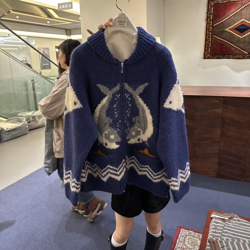 FURE韓國直郵女士新品休閑推薦時尚熱賣人氣真品職業毛衣FURE毛衣圖色3