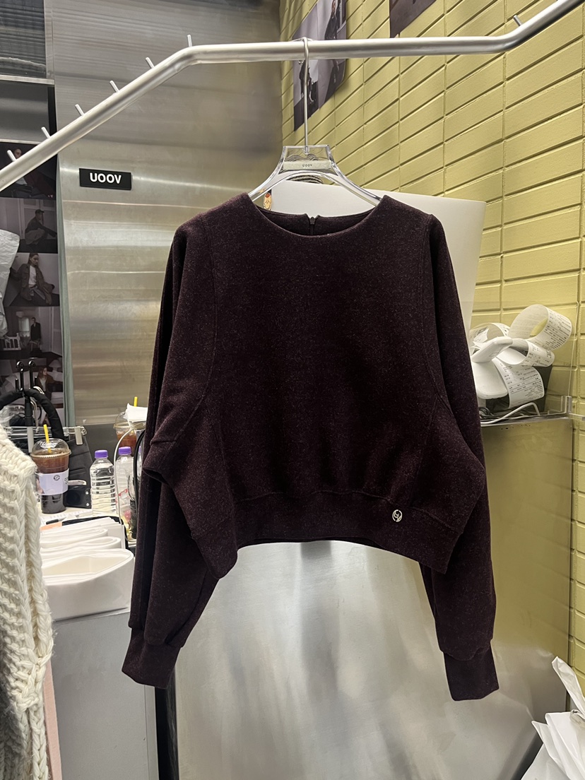 UOOV韓國直郵女士新品推薦休閑時尚真品人氣職業衛衣柔軟UOOV衛衣圖色1