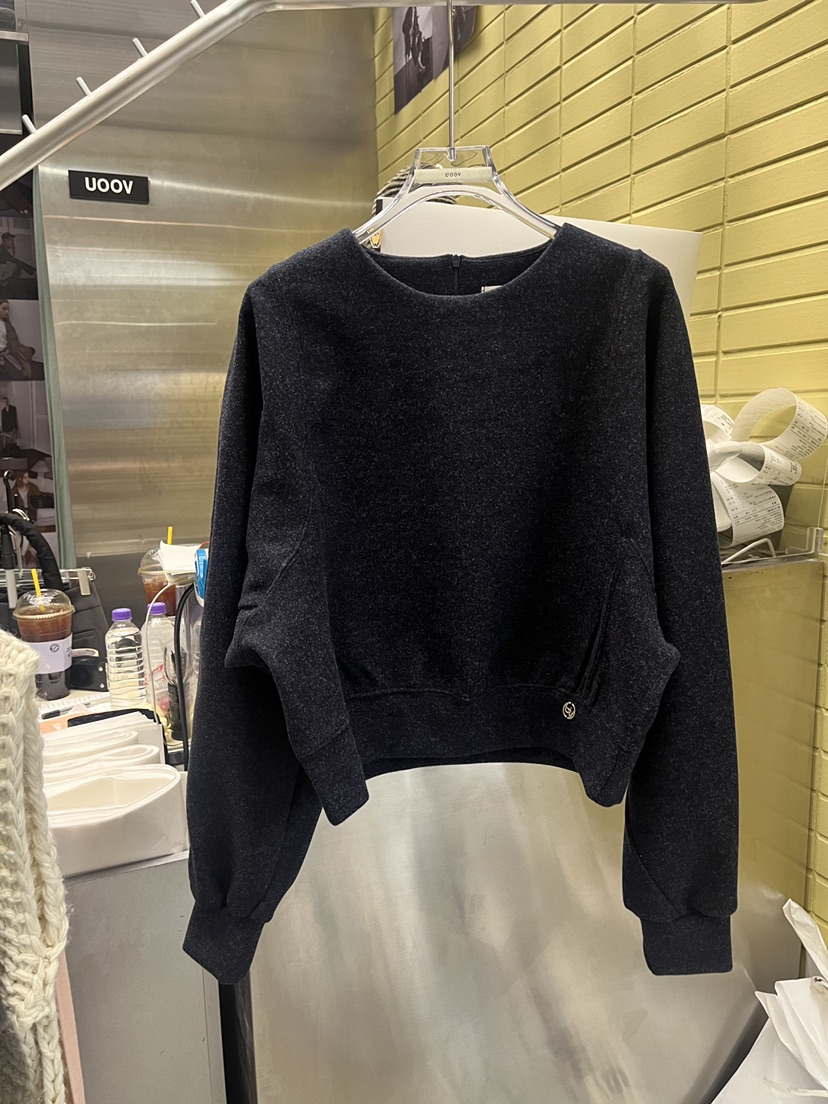 UOOV韓國直郵女士新品推薦休閑時尚真品人氣職業衛衣柔軟UOOV衛衣圖色2
