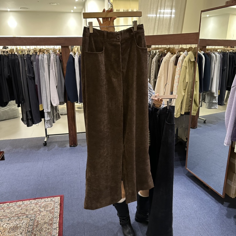 FURE東大門代購女裝新品真品推薦時尚休閑熱賣職業休閑褲FURE休閑褲圖色2棕色