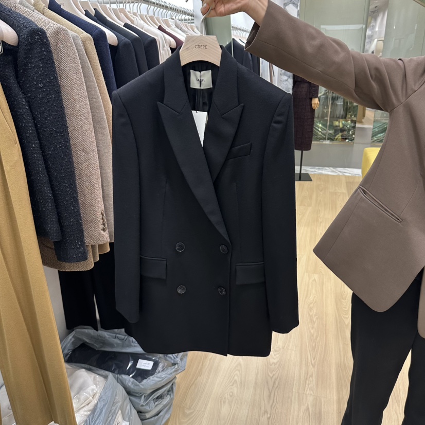 CREPE韓國直郵女士新款熱賣休閑人氣推薦真品職業時尚夾克CREPE夾克圖色2