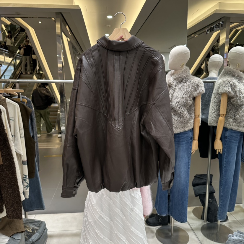 XPARTY韓國代購女士新品熱賣人氣時尚職業真品休閑推薦皮衣XPARTY皮衣