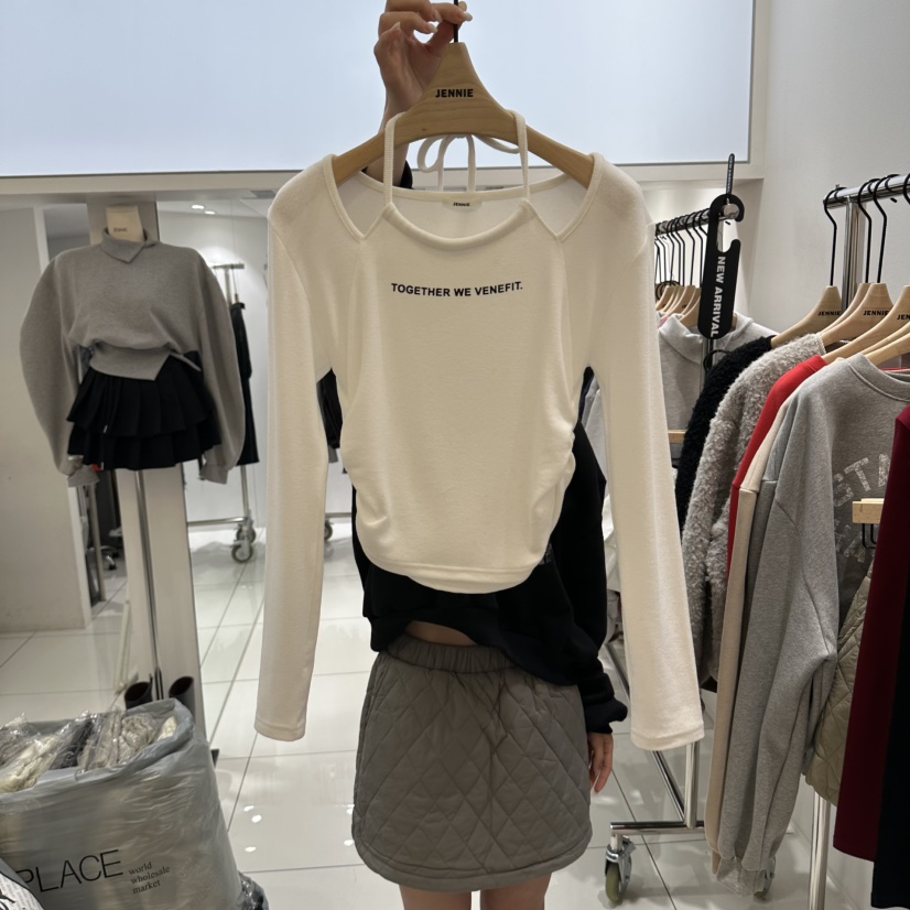 JENNIE/VENEFIT韓國代購女士新款熱賣休閑推薦真品長袖T恤JENNIE/VENEFIT長袖T恤圖色1