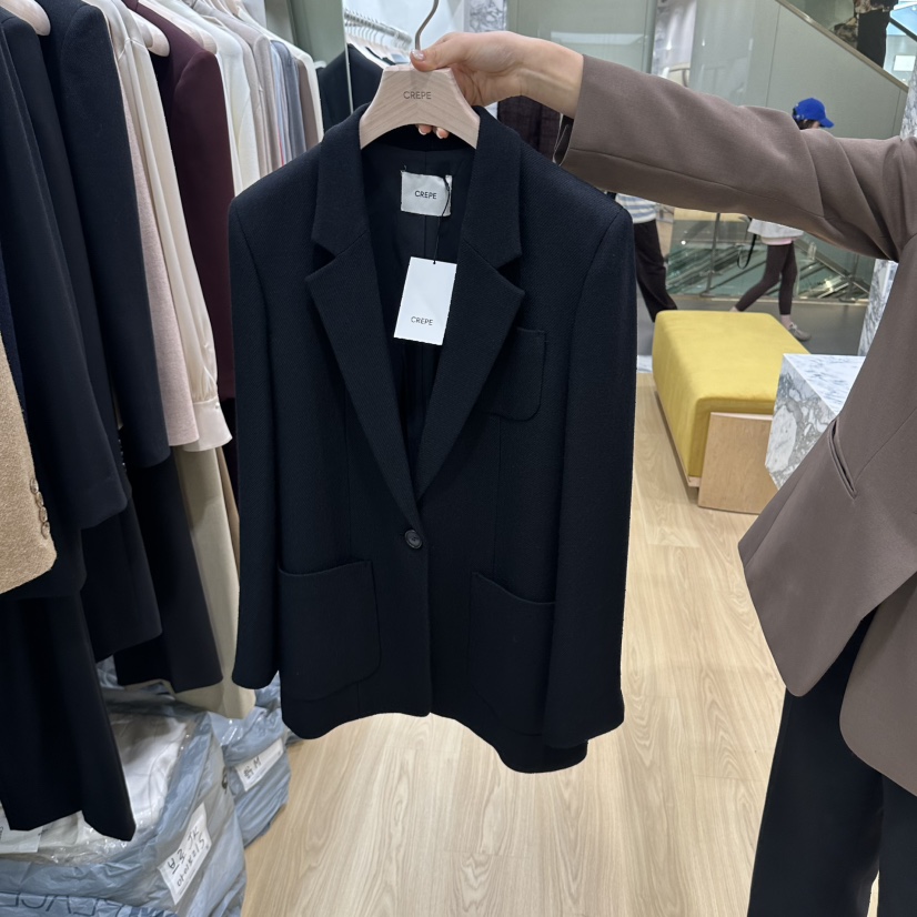 CREPE東大門代購女裝新款真品休閑推薦時尚熱賣人氣職業夾克CREPE夾克圖色2