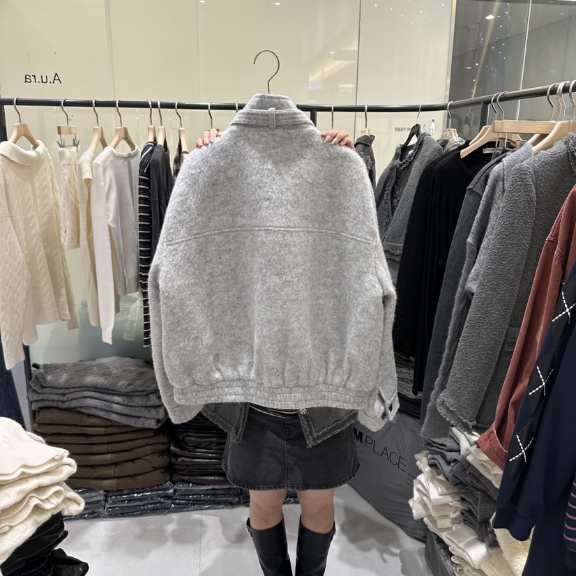AURA韓國代購女士新品職業推薦人氣休閑真品時尚熱賣夾克Au ra夾克