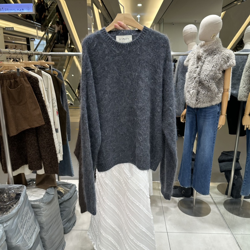 XPARTY東大門代購女士新品休閑推薦真品時尚人氣熱賣毛衣XPARTY毛衣圖色1