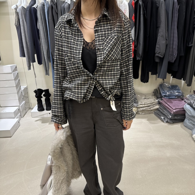 ORE-P東大門直郵女裝新品人氣真品時尚推薦休閑襯衫蕾絲衫ORE襯衫/蕾絲衫圖色2