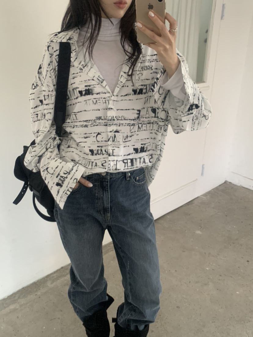 LE AVE東大門直郵女裝新款休閑人氣熱賣推薦時尚襯衫蕾絲衫LE AVE襯衫/蕾絲衫