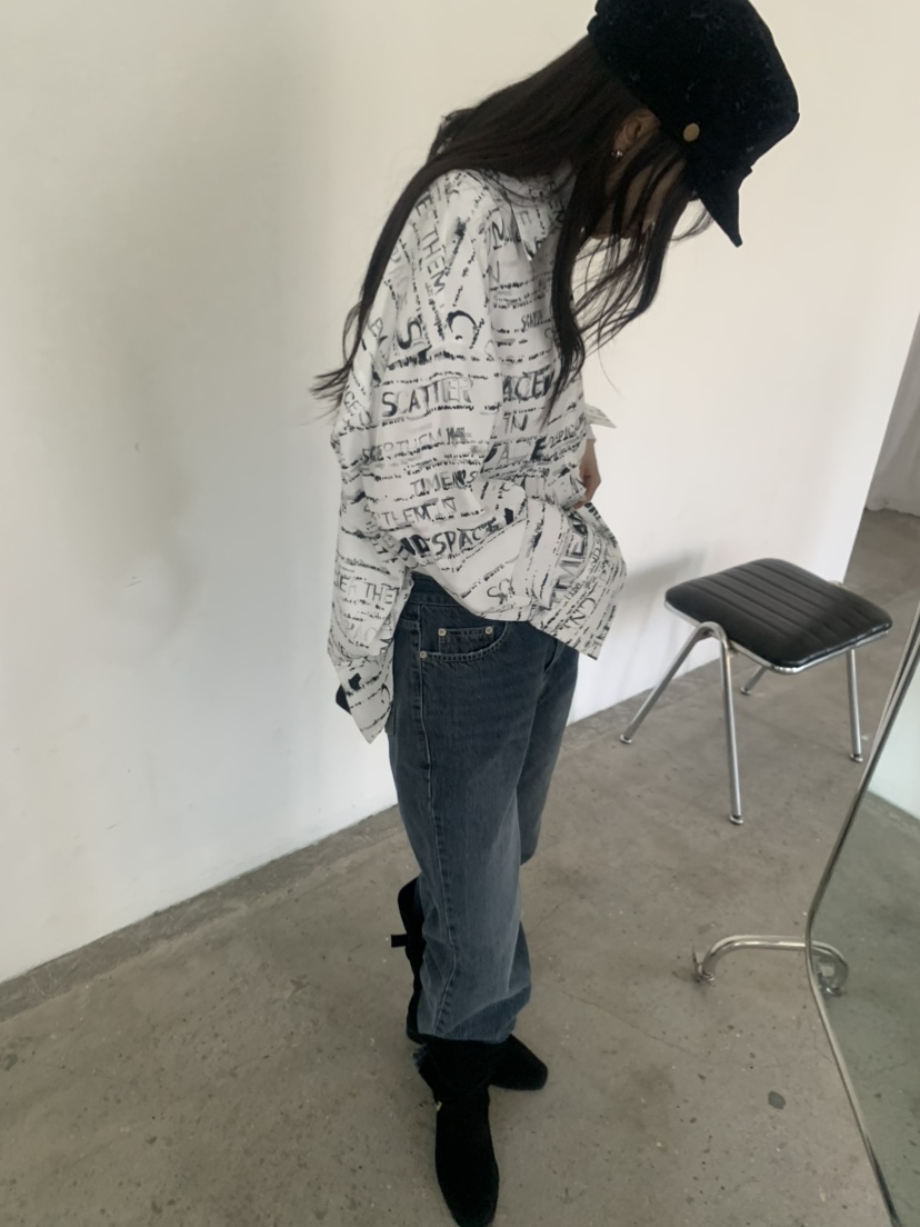 LE AVE東大門直郵女裝新款休閑人氣熱賣推薦時尚襯衫蕾絲衫LE AVE襯衫/蕾絲衫