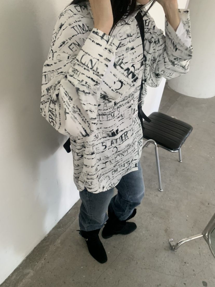 LE AVE東大門直郵女裝新款休閑人氣熱賣推薦時尚襯衫蕾絲衫LE AVE襯衫/蕾絲衫