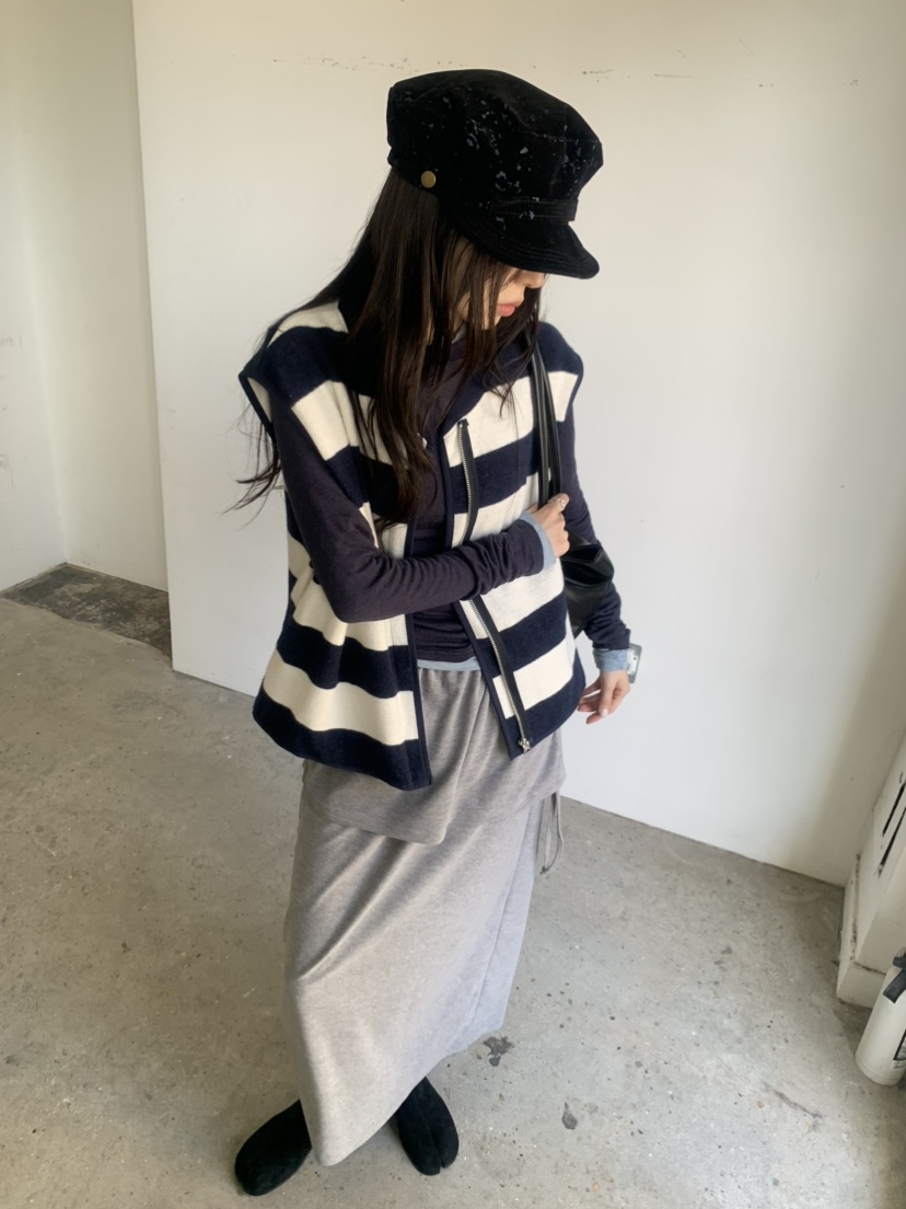 LE AVE韓國代購女裝新款時尚熱賣休閑人氣推薦真品馬甲LE AVE馬甲
