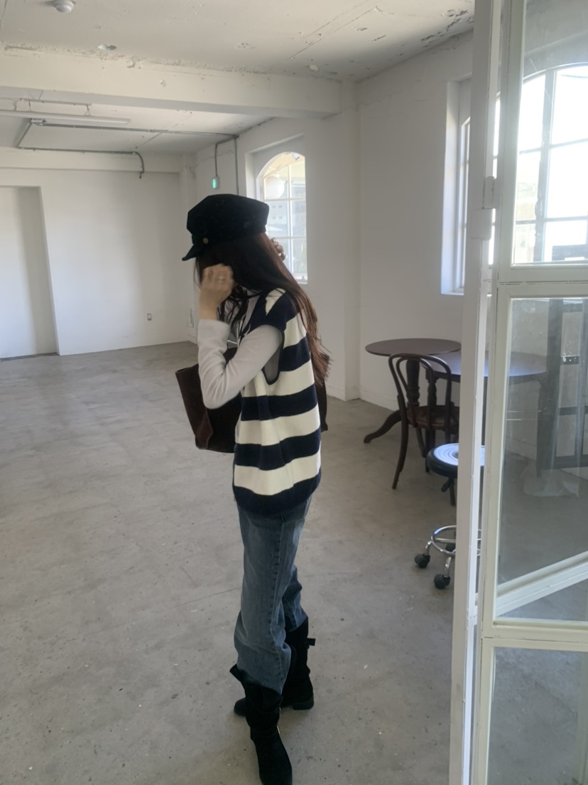 LE AVE韓國代購女裝新款時尚熱賣休閑人氣推薦真品馬甲LE AVE馬甲