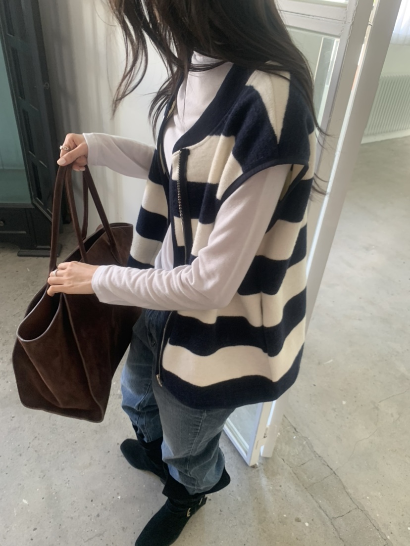 LE AVE韓國代購女裝新款時尚熱賣休閑人氣推薦真品馬甲LE AVE馬甲