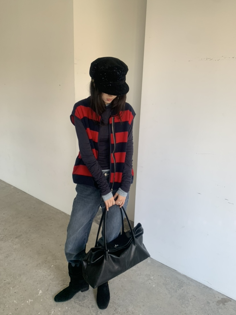 LE AVE韓國代購女裝新款時尚熱賣休閑人氣推薦真品馬甲LE AVE馬甲