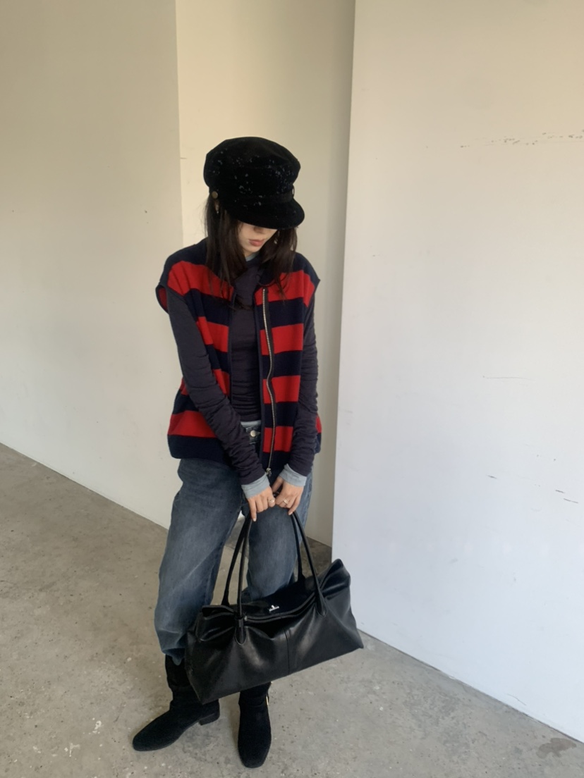 LE AVE韓國代購女裝新款時尚熱賣休閑人氣推薦真品馬甲LE AVE馬甲