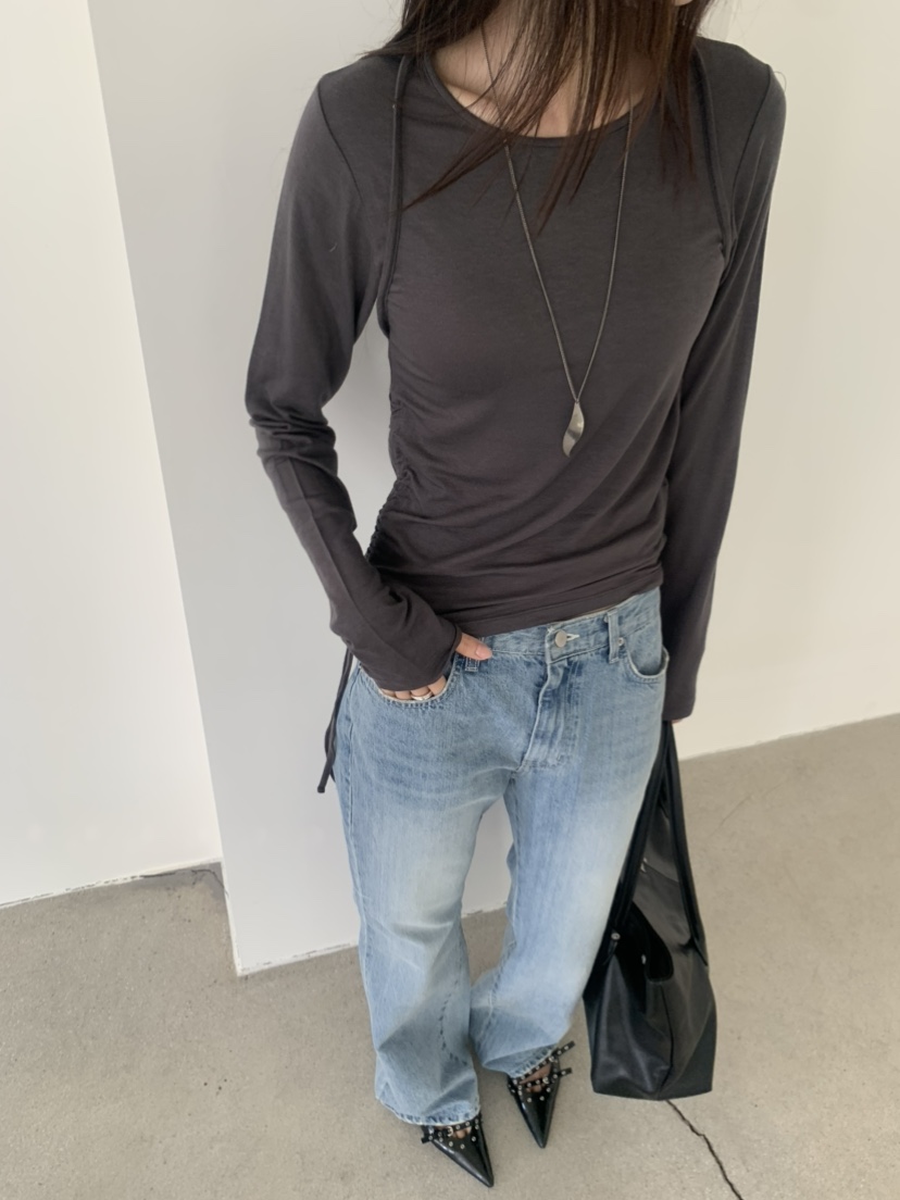 LE AVE東大門直郵女裝新款時尚推薦熱賣真品休閑長袖T恤LE AVE長袖T恤