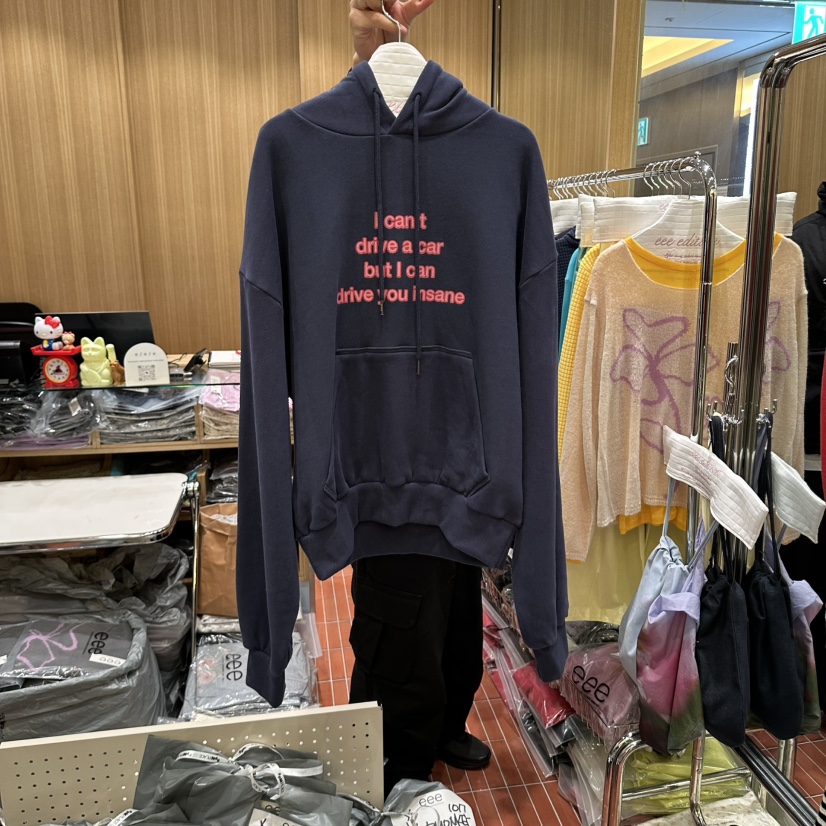 EEE東大門直郵女裝新品休閑真品人氣熱賣推薦衛衣連帽衫抓絨EEE衛衣圖色2