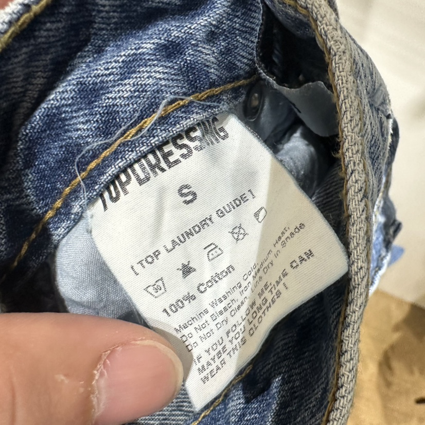 TOPDRESSING韓國代購女裝新款休閑推薦時尚真品熱賣牛仔褲TOPDRESSING牛仔褲