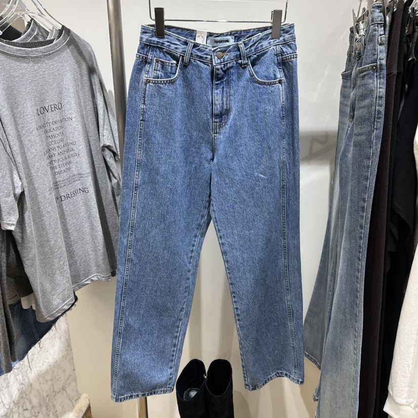 TOPDRESSING韓國代購女裝新款休閑推薦時尚真品熱賣牛仔褲TOPDRESSING牛仔褲圖色1
