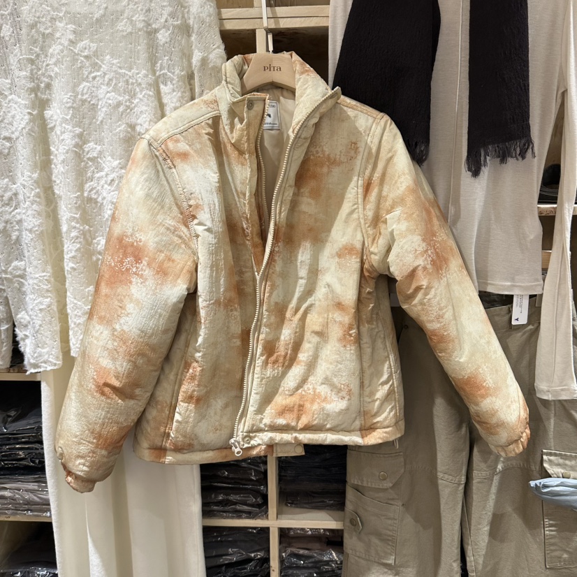 PITA/THEVERLIN韓國代購女裝新品休閑時尚真品夾克印花棉PITA/THEVERLIN夾克圖色1