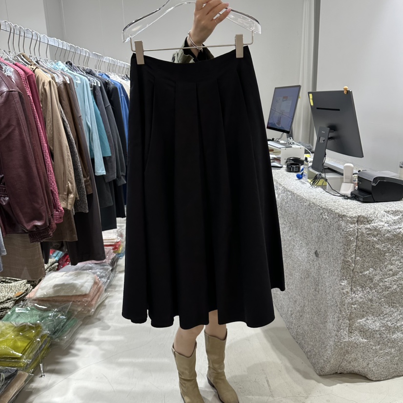 NEROLI 36東大門實拍女裝新款真品休閑人氣時尚長裙皺紋NEROLI 36長裙圖色2