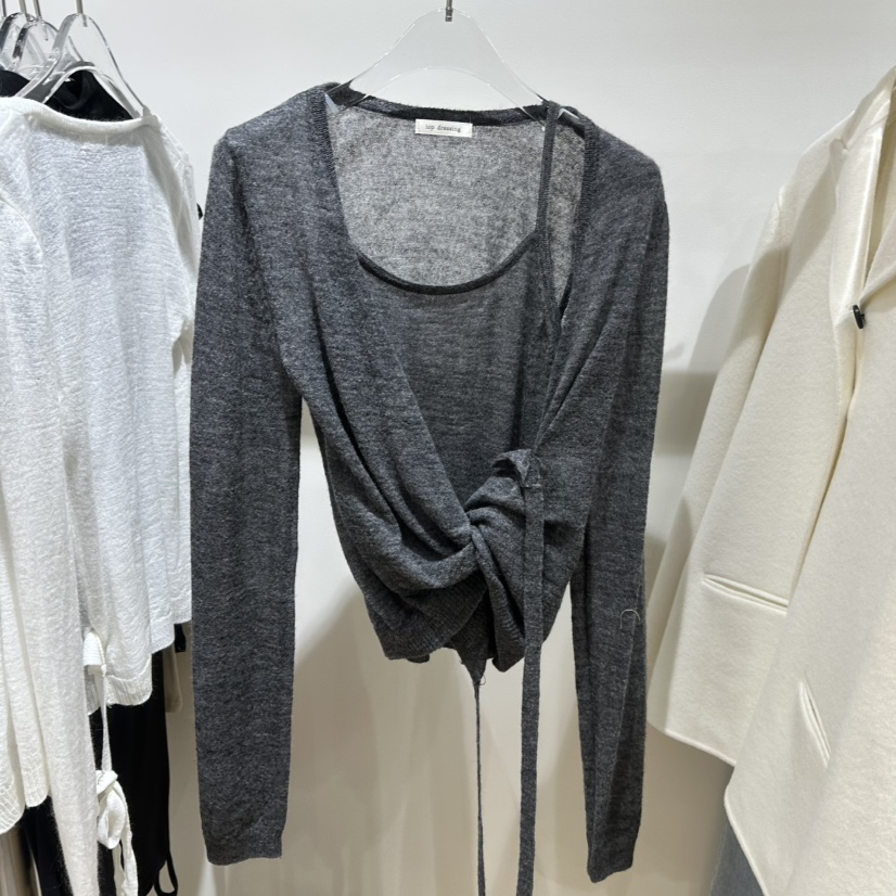 TOPDRESSING東大門代購女士新款推薦真品長袖T恤多層開衫TOPDRESSING長袖T恤圖色2