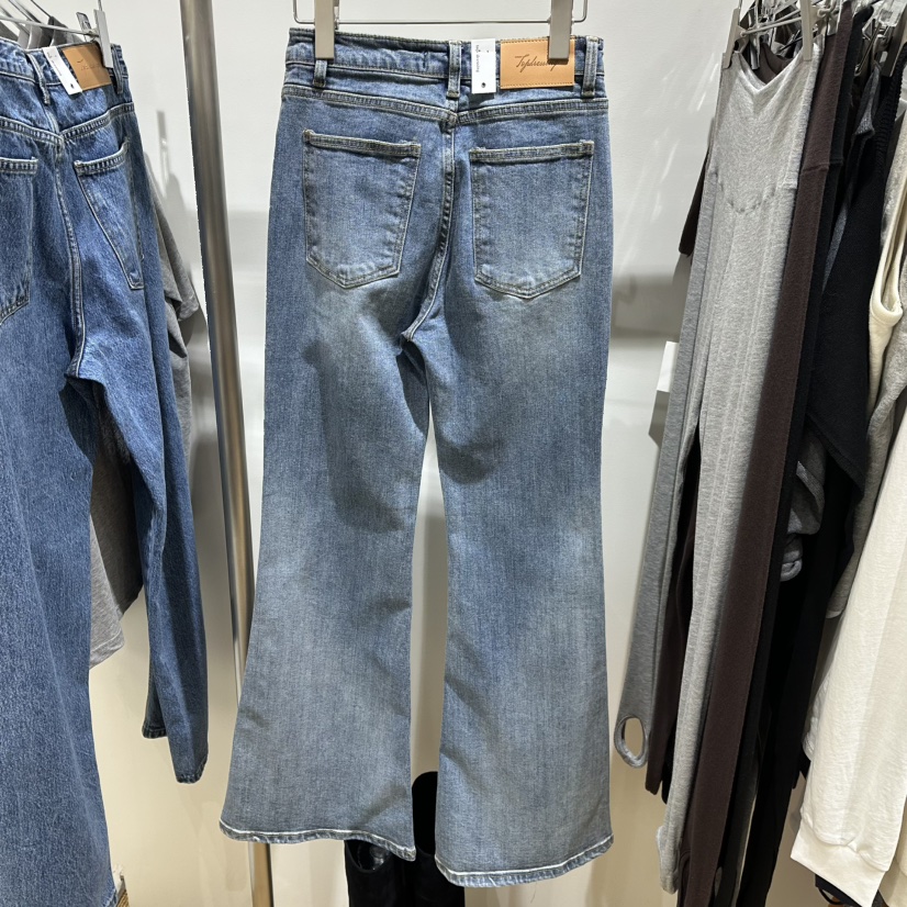 TOPDRESSING東大門直郵女士新品休閑人氣推薦牛仔褲喇叭褲TOPDRESSING牛仔褲