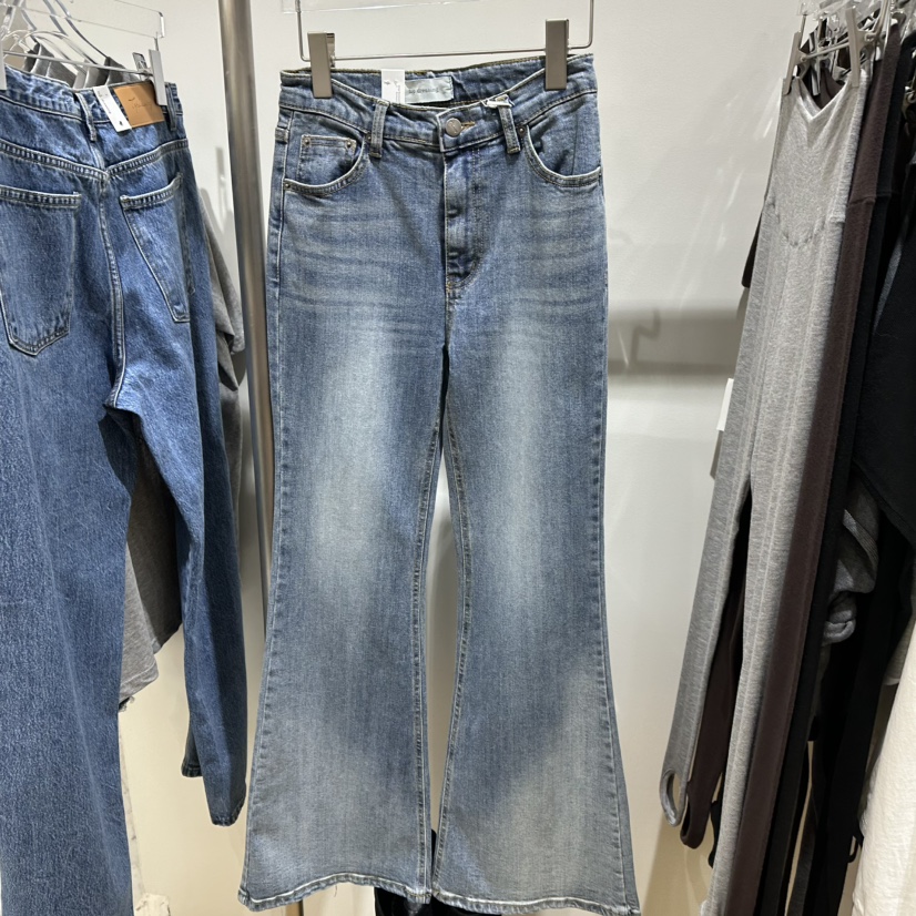 TOPDRESSING東大門直郵女士新品休閑人氣推薦牛仔褲喇叭褲TOPDRESSING牛仔褲圖色1