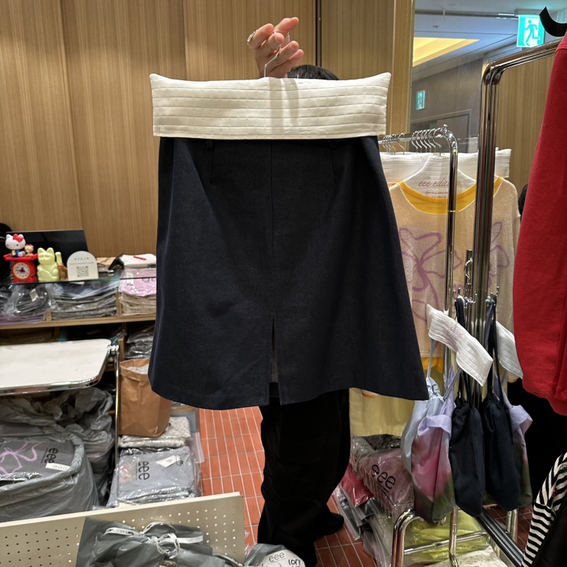 EEE韓國直郵女裝新品真品推薦時尚熱賣休閑人氣短裙EEE短裙