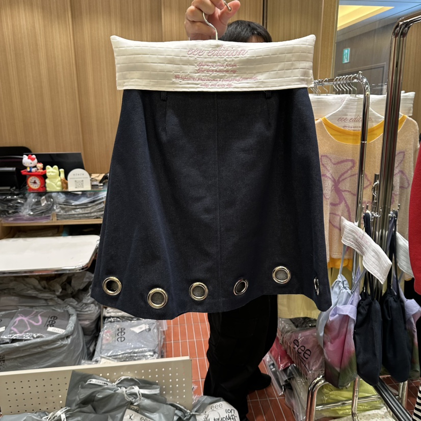 EEE韓國直郵女裝新品真品推薦時尚熱賣休閑人氣短裙EEE短裙圖色2