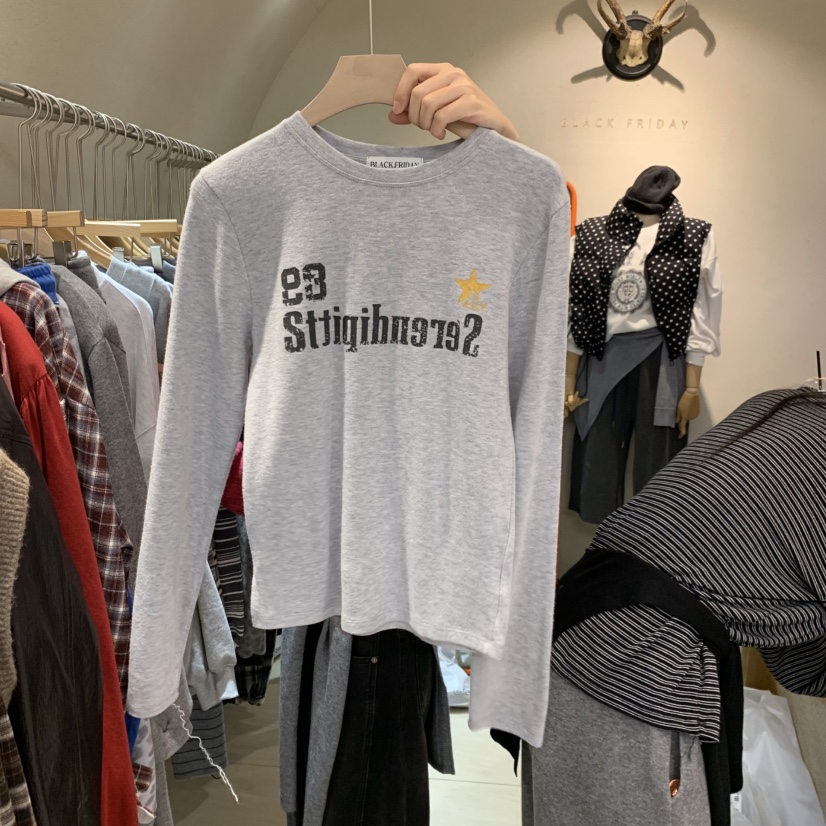 BLACKFRIDAY韓國代購女士新款熱賣時尚推薦人氣真品長袖T恤BLACK FRIDAY長袖T恤圖色3