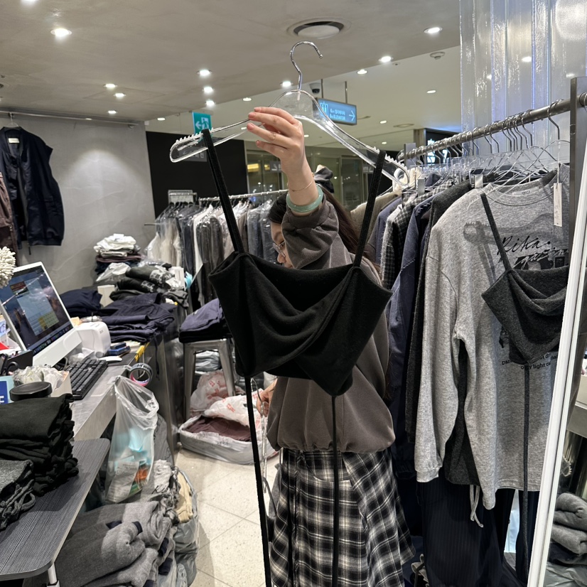 HERTZ-P東大門實拍女士新品人氣推薦休閑熱賣真品吊帶背心HERTZ-P吊帶/背心圖色2黑色