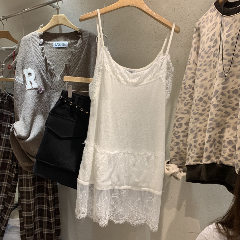BLACKFRIDAY東大門實拍女裝新品休閑推薦時尚吊帶背心無袖BLACK FRIDAY吊帶/背心圖色2