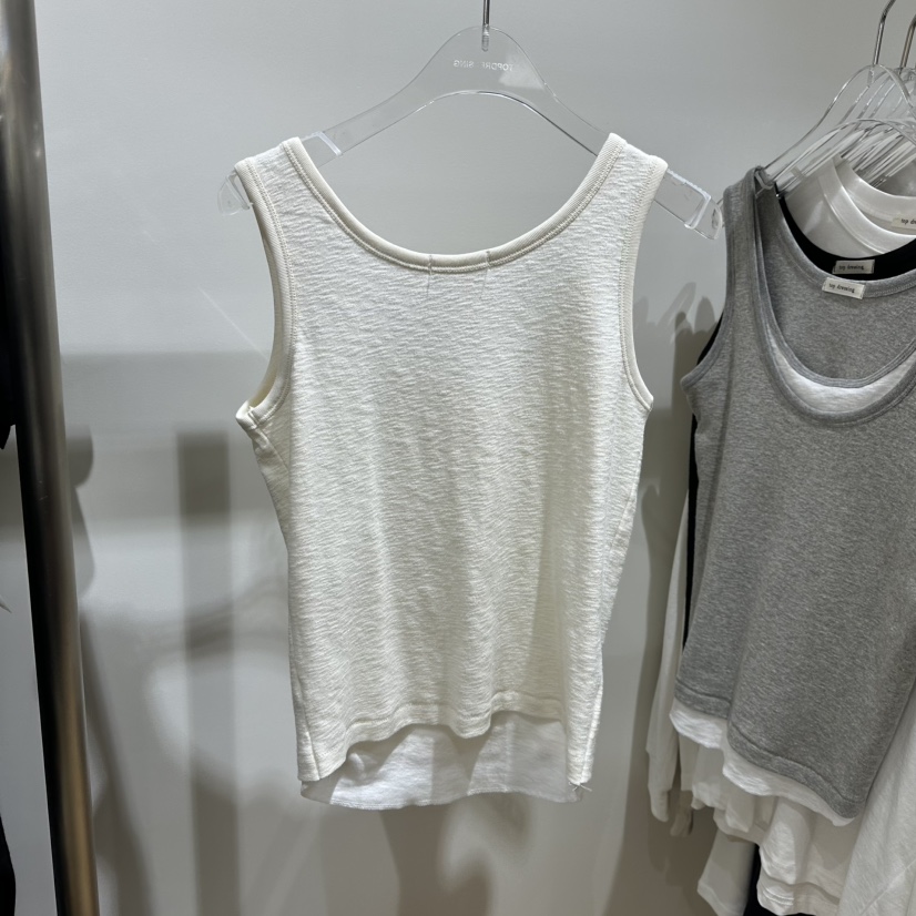 TOPDRESSING韓國直郵女士新款真品推薦休閑吊帶背心撞色無袖TOPDRESSING吊帶/背心