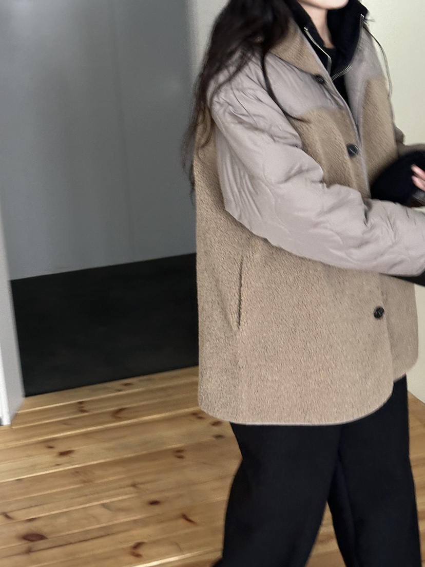 LE VASE東大門實拍女裝新品人氣熱賣時尚推薦夾克雙面連帽LE VASE夾克