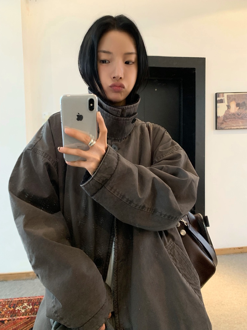 EE97東大門代購女裝新品真品推薦熱賣人氣時尚休閑夾克水洗EE97夾克