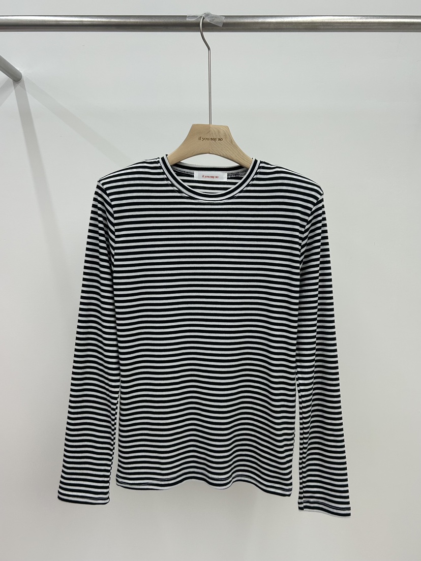 IF YOU SAY SO/PLUM-Q東大門代購女士新品熱賣長袖T恤IF YOU SAY SO/PLUM-Q長袖T恤圖色2